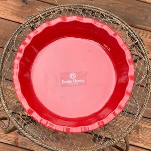 Emile Henry 12” Red Pie Dish